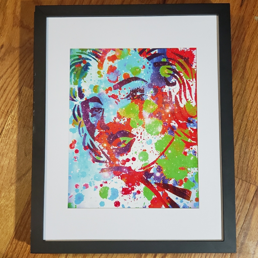 Unframed Art Print Abstract Pop Marilyn Monroe